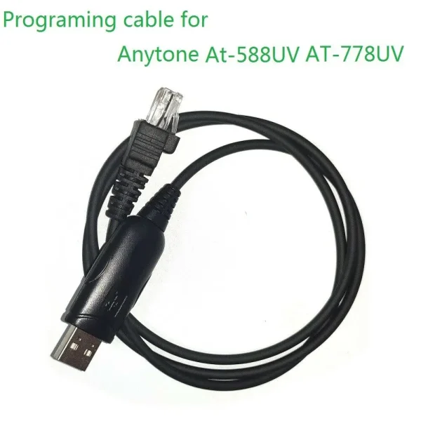 USB Programming Cable for Anytone At-588UV AT-778UV Car Mobile Two Way Radio