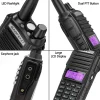 BaoFeng UV-82 Walkie Talkie Dual Band hf Transceiver High Power 5W Long Distance Radio Amateur Radio Mobile VHF UHF Transceive - Image 5