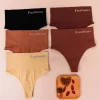 Sexy Slim Fit Sports Underwear Women High Waisted Solid Color Lingerie Fashion Letter Shaped Panties Elastic Fit Slimming Briefs - Image 3