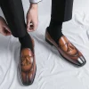 Men's Shoes Luxury Tassel Leather Shoes Formal Shoes for Men Oxfords Male Wedding Party Office Business Slip-On Driving Shoes - Image 5