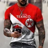 New Letter Castrol 3D Printing Men's T-shirts Summer Fashion Short Sleeve Oversized Street Clothing Daily Casual Sports T-shirt - Image 3