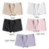 2023 Women Boyshort Panties Safety Short Summer Ice Silk Seamless Panty Underwear Black Nude Boxer Briefs Female Underpant - Image 5