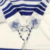 Tallit Prayer Shawl 140x190cm Israel Jewish Large Size Tallits Royal Blue Talit Tzitzits for Women Men Gift Talitnia Scarf - Image 4