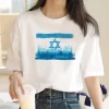 Israel Tee women designer Y2K Tee female anime clothing - Image 3