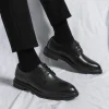 Italian Dress Shoes Leather Fashion for Men Pointed FormalShoes Men Formal Office 2024 Spring Party Luxury Mirror Oxford Shoes - Image 5