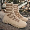 High Top Men's Boots for Men Lace Up Sneakers Shoes Outdoor Shoes Sport Desert Boots Mid-calf Ankle Boots Work botines hombre - Image 3