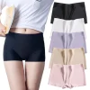 2023 Women Boyshort Panties Safety Short Summer Ice Silk Seamless Panty Underwear Black Nude Boxer Briefs Female Underpant - Image 2