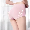 4Pcs/Set High Waist Cotton Panties Women Body Slimming Underwear Solid Briefs Plus Size Underpants Female Breathable Lingerie - Image 4