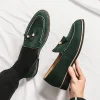 2024 Elegant Shoes Men Classic Dress Loafers Men Brand Shoes Tassel Suede Party Leather Shoes Fashion Italy Luxury Designer Shoe - Image 6