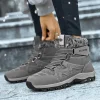 Super warm Men boots Women winter boots shoes for men waterproof snow boots woman 2023 Outdoor hiking work boots Big size 36-48 - Image 4