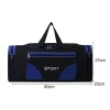 Oxford Fitness Bag Large Capacity Fitness Training Bag Wear-resistant Adjustable Shoulder Strap with Zipper for Outdoor Football - Image 6