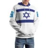 Israel Country Flag 3D Hoodie Polyester Cool Men Women Harajuku Sweatshirt Unisex Casual Pullover Hoodies Custom Name - Image 4