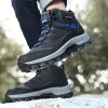 Brand Men Winter Snow Boots Waterproof Leather Sneakers Plush Warm High Top Men's Boots Outdoor Male Hiking Boot Shoe Size 39-47 - Image 3