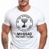 Mossad Israel Intelligence Special Operations Secret Service T-Shirt Short Sleeve Casual Cotton T Shirt - Image 4