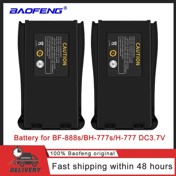 Baofeng 888S Battery DC 3.7V Li-ion BL-1 Original Battery For BF-666S BF-777S,Retevis H777,Compatible H777S/BF-C1 Walkie Talkie