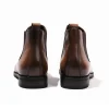 Men's Brown Dress Boots Pointed Toe Slip-On Fashion Handmade Mens Chelsea Boots Drop Shipping Size 38-48 Black Office Boots - Image 2