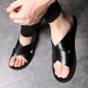 Sandals for Men Slippers Genuine Leather Luxury Brand Fashion Men Flats Casual Non-slip Beach Sandalia Zapatos Hombre 2024 - Image 3