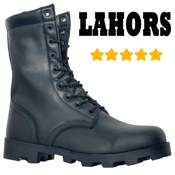 LAHORS Original Leather Man Tactical Boots Sport Hiking Shoes Outdoor Ankle Desert Combat Boots Work Safety Shoes Botas Hombre