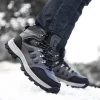 Brand Men Winter Snow Boots Waterproof Leather Sneakers Plush Warm High Top Men's Boots Outdoor Male Hiking Boot Shoe Size 39-47 - Image 4