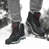 Outdoor Non-slip Man Snow Boots 2024 Thickened Warm Men Casual Shoes Winter Hiking Shoes Plus Velvet Large Size Waterproof Boots - Image 6