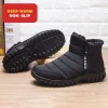 2023 Winter boots men Waterproof Snow Boots Men Casual Winter Shoes Flat Comfortable unisex Footwear Ankle Boots Women - Image 3