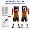 Sublimation Custom Adults Basketball Uniform Personalized 100% Polyester Breathabale Basketball Jersey Sportswear Shirt For Men - Image 2