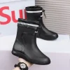 Hot Men's Casual Waterproof Rain Boots Fashion Men Outdoor Slip-on Fishing Shoes Chef Work Ankle Boots New Anti-slip Water Shoes - Image 6