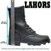 LAHORS Original Leather Man Tactical Boots Sport Hiking Shoes Outdoor Ankle Desert Combat Boots Work Safety Shoes Botas Hombre - Image 2