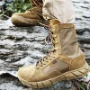 Lightweight Man Tactical Military Boots Combat Anti-Collision Training Lace Up Waterproof Outdoor Hiking Breathable Army Shoe - Image 5