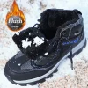 Brand Men Winter Snow Boots Waterproof Leather Sneakers Plush Warm High Top Men's Boots Outdoor Male Hiking Boot Shoe Size 39-47 - Image 2