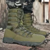 High Top Men's Boots for Men Lace Up Sneakers Shoes Outdoor Shoes Sport Desert Boots Mid-calf Ankle Boots Work botines hombre - Image 2