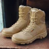 High-Top Men's Outdoor Shoes Hard-Soled High-Waist Hiking Botas Non-Slip Leisure Walk Male Basic Boots Lace-Up Treking Footwear - Image 2