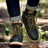 Genuine Leather Mens Women Winter Ankle Military Treking Snow Yellow Designer Tactical Boots Outdoor for Men Work Shoes Sneakers - Image 2