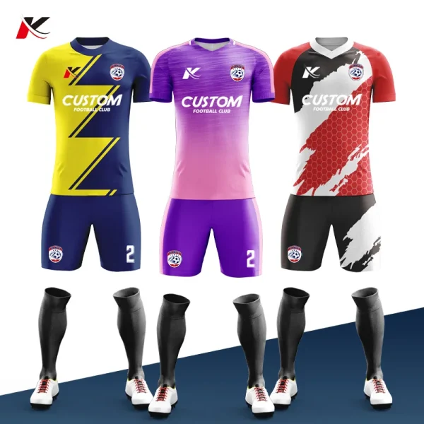 Mens Soccer Jersey Sublimation Soccer Wear Training Football Shirts Custom Football Uniforms Soccer Team Football Jerseys