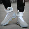 UncleJerry Men Boots Back to Future Adult USB Charging LED Shoes with Remote Control for Men and Women Boots for Party Mag - Image 2