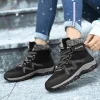 Super warm Men boots Women winter boots shoes for men waterproof snow boots woman 2023 Outdoor hiking work boots Big size 36-48 - Image 5