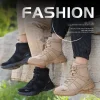 Indestructible Men Work Safety Boots Outdoor Military Boots Anti-smash Anti-puncture Industrial Shoes Men Boots Desert Boots - Image 3