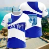 Israel Flag Men's T-shirt 3D Print Israelis National Emblem T Shirt For Men Short-sleeved Oversized Sports Male Clothing Tops - Image 4