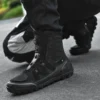 motorbike boots enduro Motorcycle Boots Men Motor Riding Four Seasons Breathable Motorcycles Shoes Chopper Cruiser Touring Ankle - Image 3